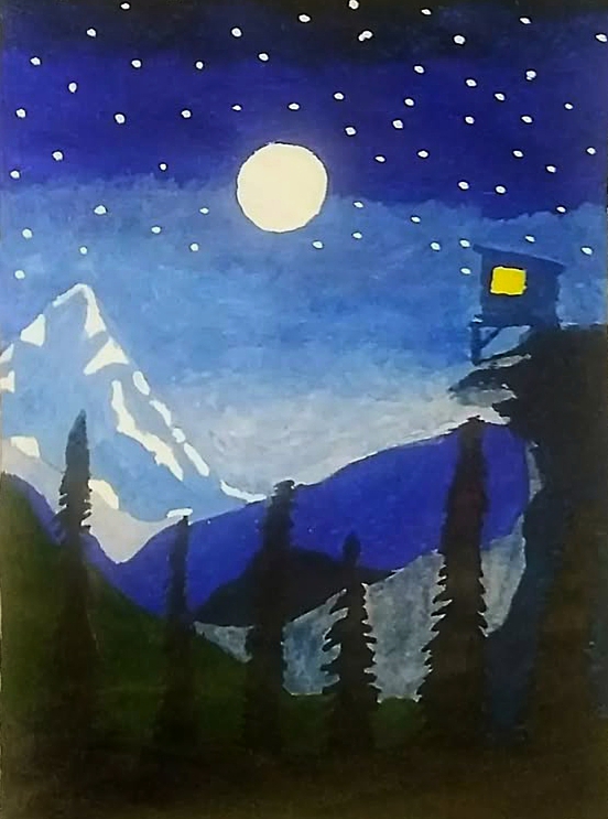 Blissful nightsky